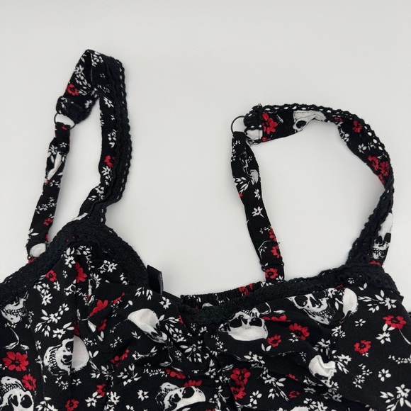 Torrid Skull & Floral Print dress – Size 0 - Picture 6 of 10